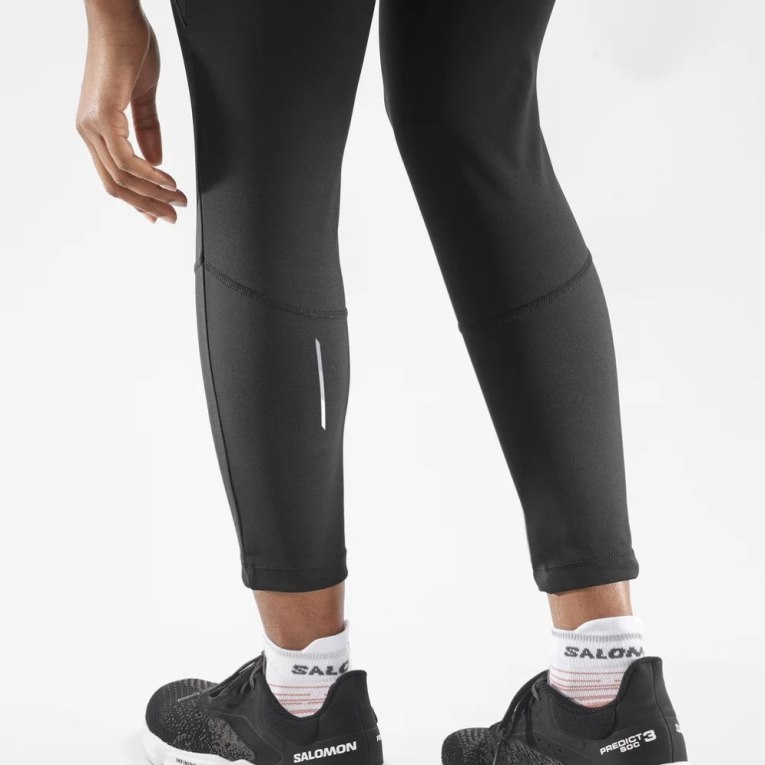 Salomon Cross Run 25'' Women's Running Tights Black | CA 64S5